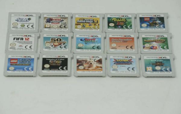 Nintendo 3ds xl "Super SmashBros" + 15 Spiele Limitierte Edition